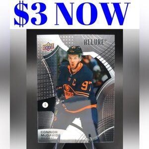Connor McDavid 2021/22 Upper Deck Allure Edmonton Oilers Hockey Card
